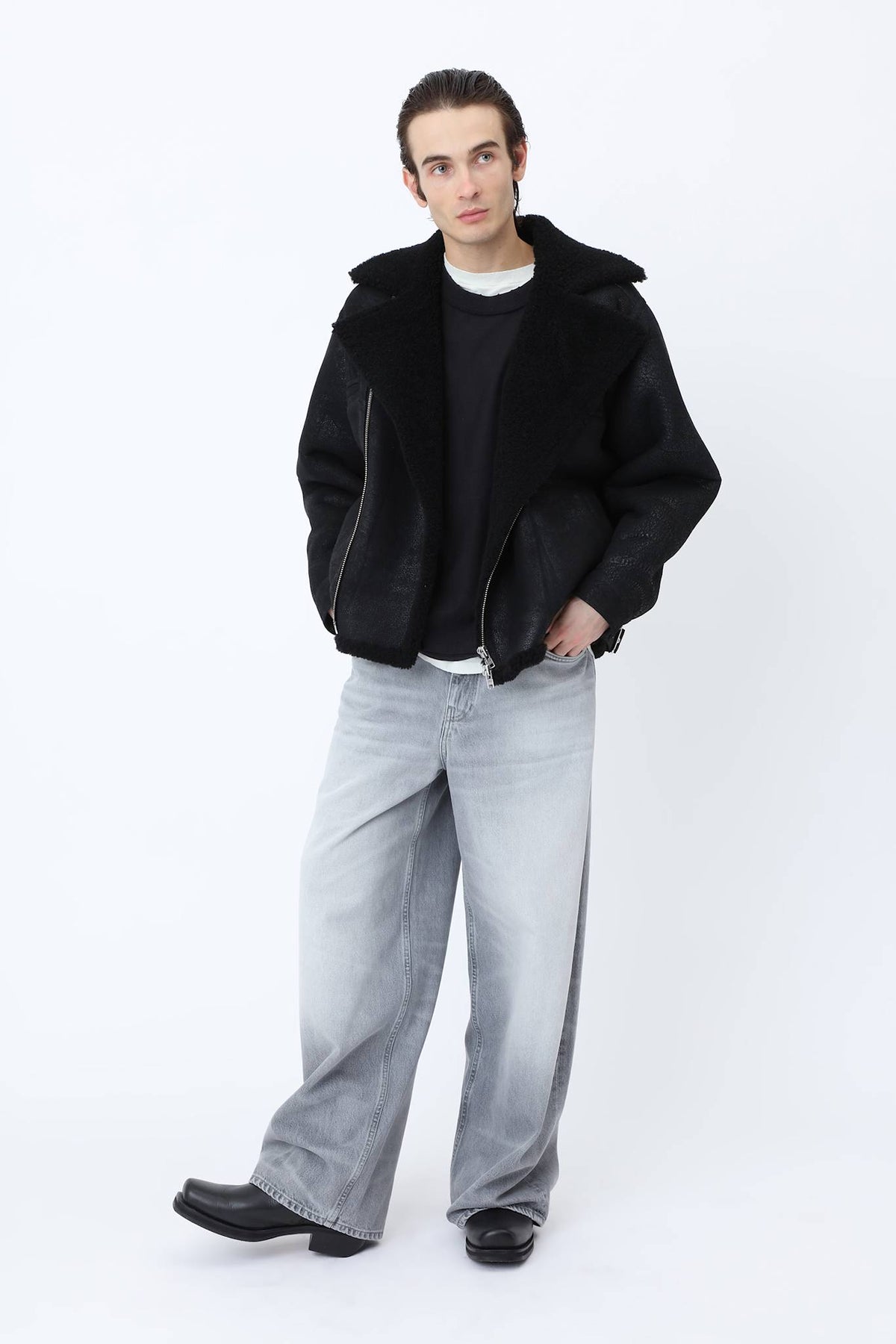 Remis Shearling Jacket M - Won Hundred Online Store