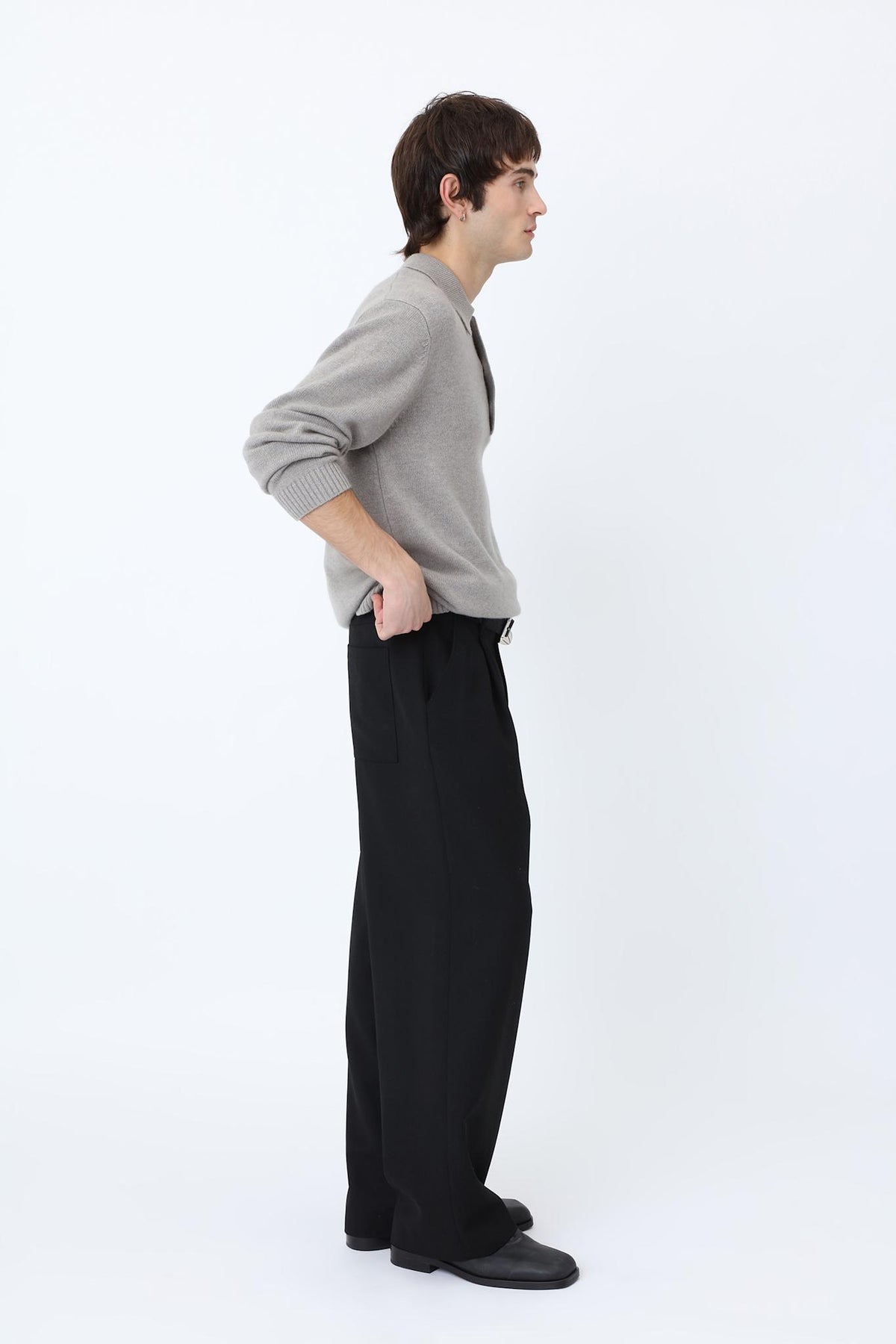 Paxton Cashmere Knit Polo - Won Hundred Online Store
