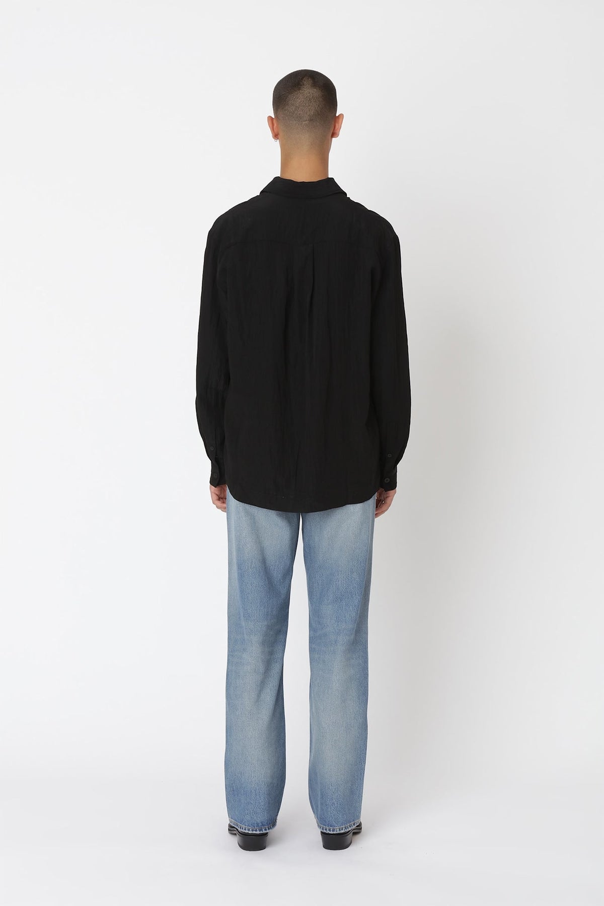Won Hundred Men Penzo Shirt Shirt Black