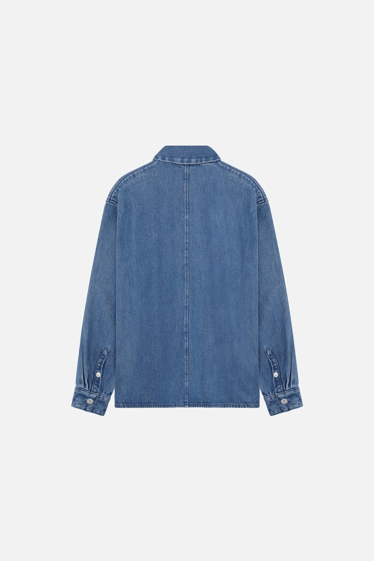 Zayne Denim Zip Shirt - Won Hundred Online Store
