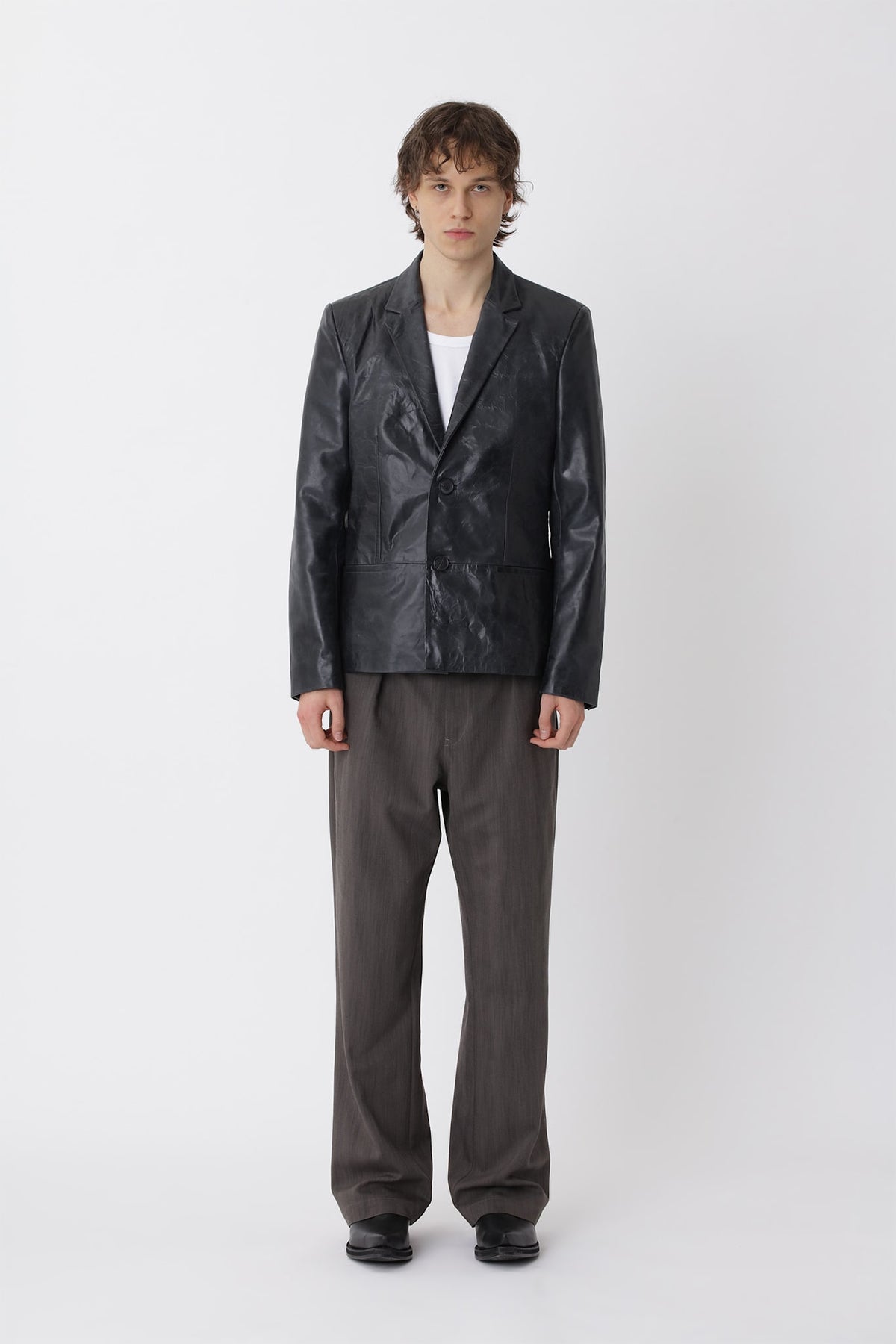 Oliver Leather Blazer - Won Hundred Online Store