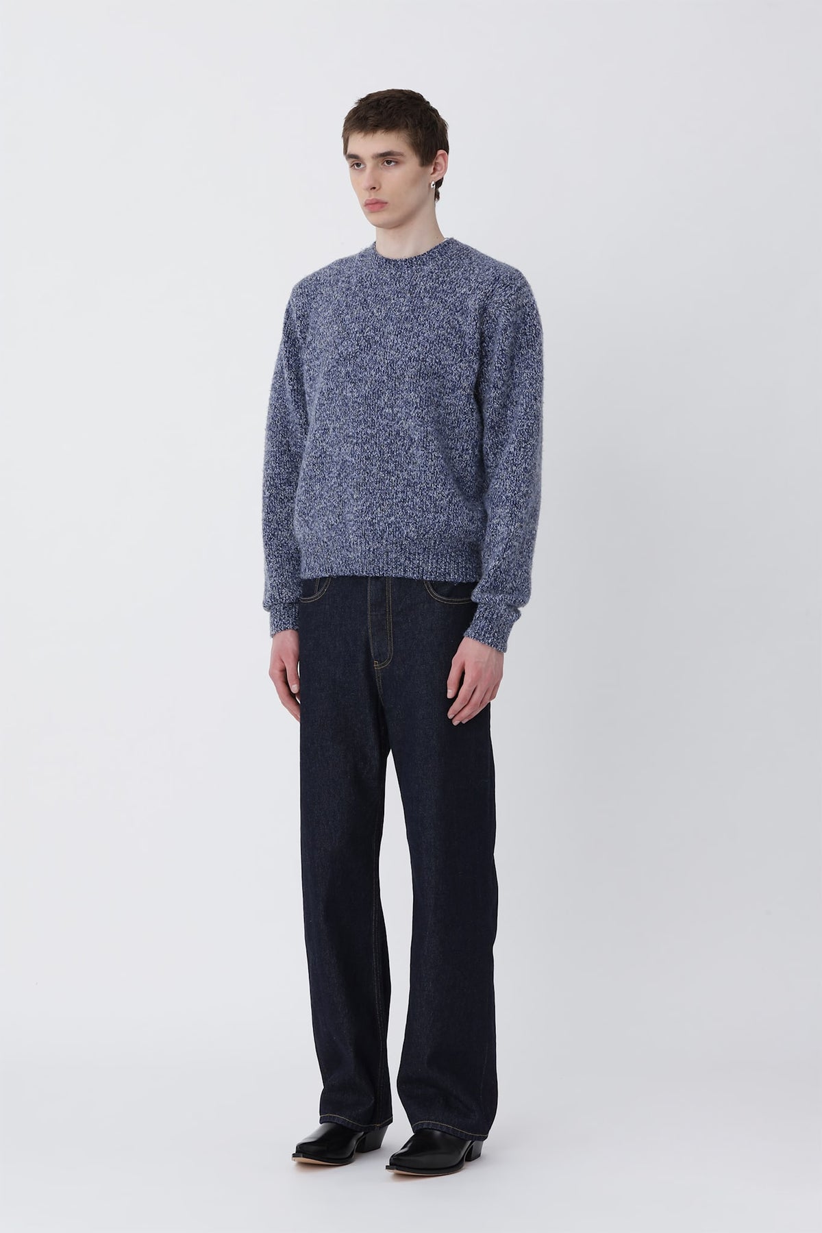 Felix Knit Sweater - Blue Indigo COMB. - Won Hundred Online Store