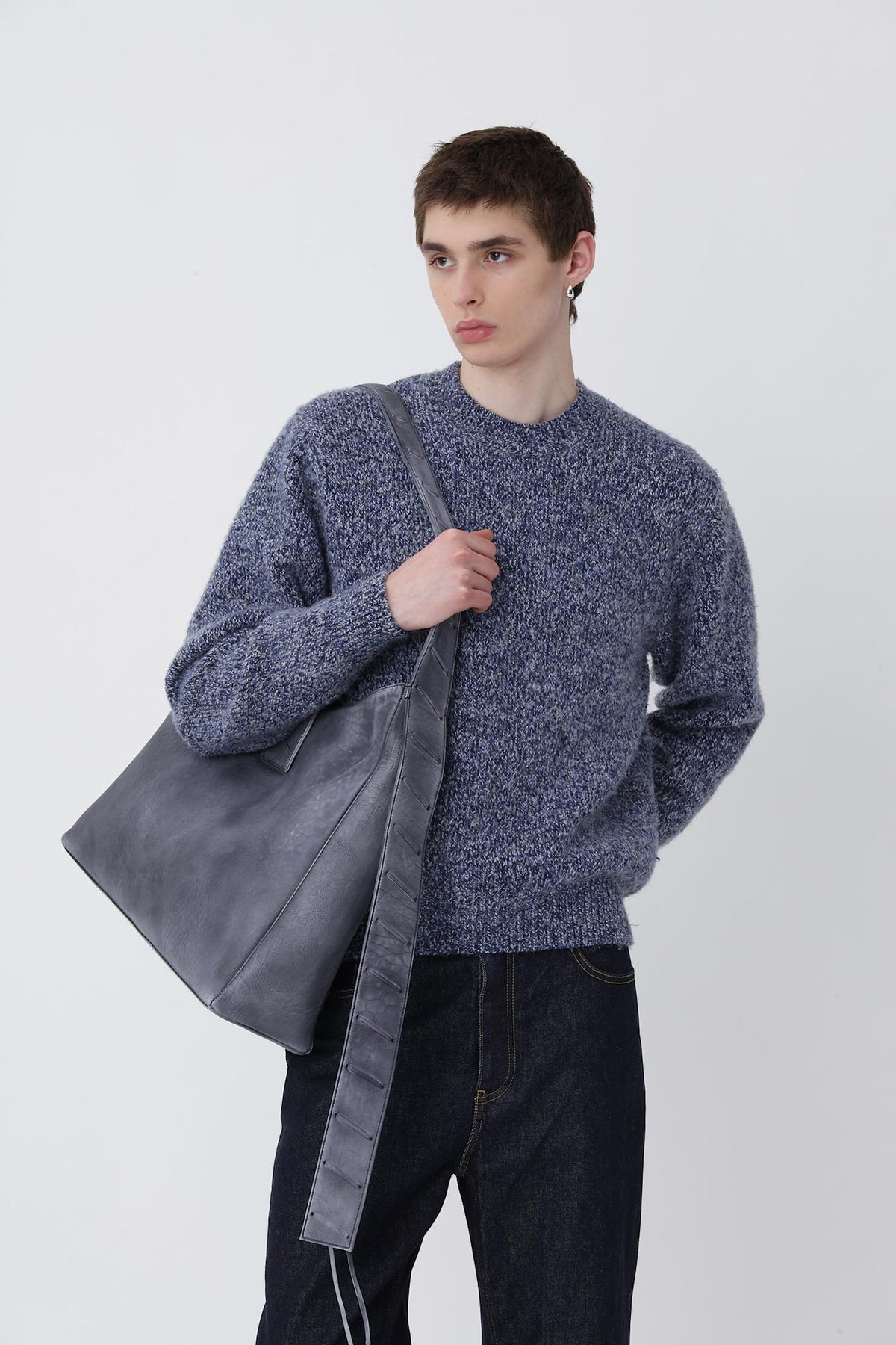 Felix Knit Sweater - Blue Indigo COMB. - Won Hundred Online Store