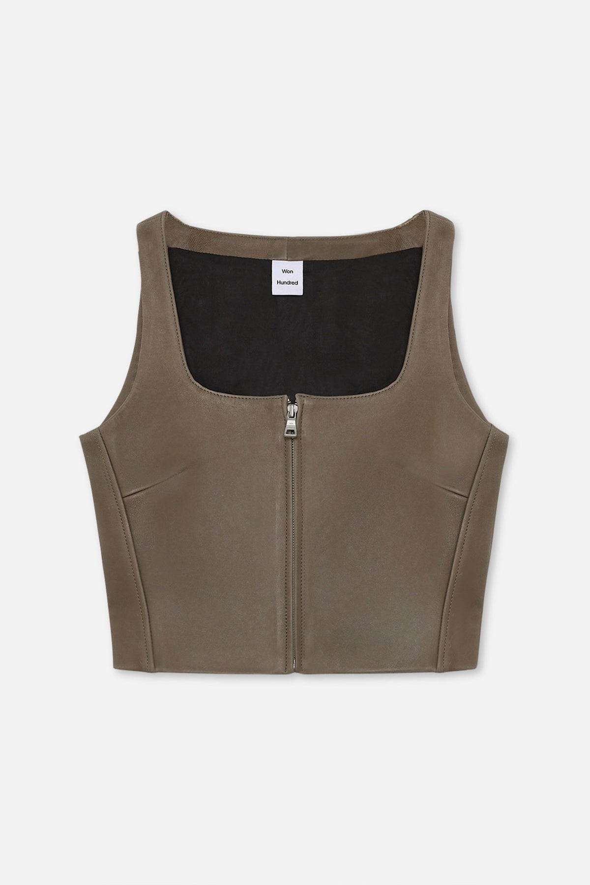 Adria Leather Top - Won Hundred Online Store