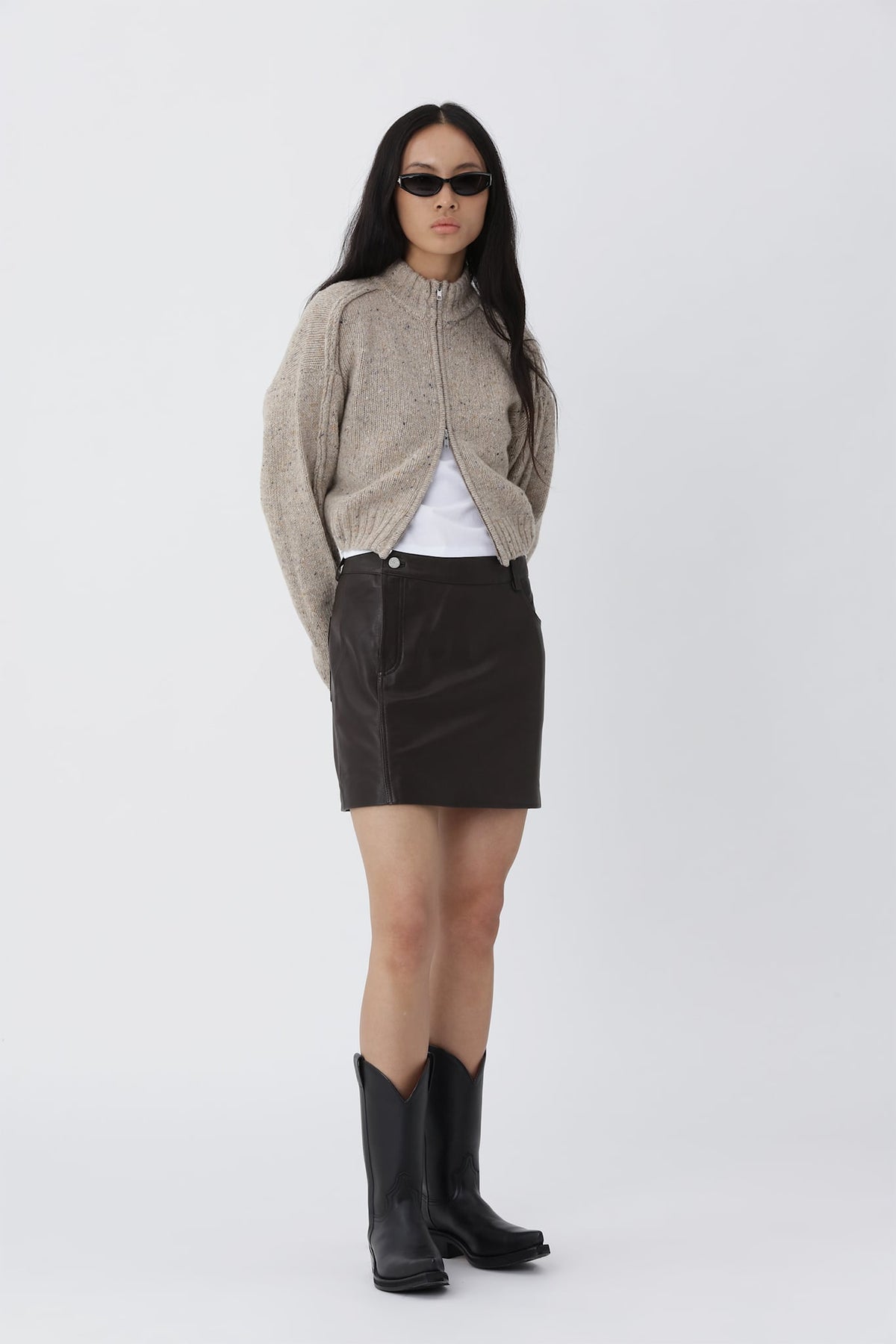 Sia Leather Skirt - Won Hundred Online Store