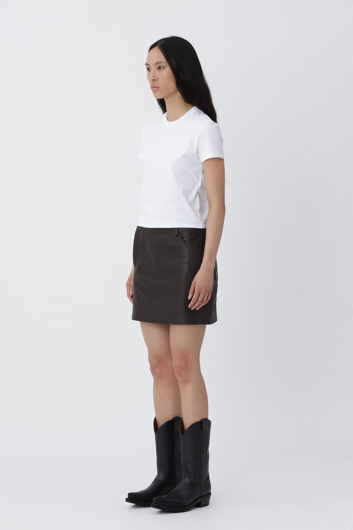 Sia Leather Skirt - Won Hundred Online Store