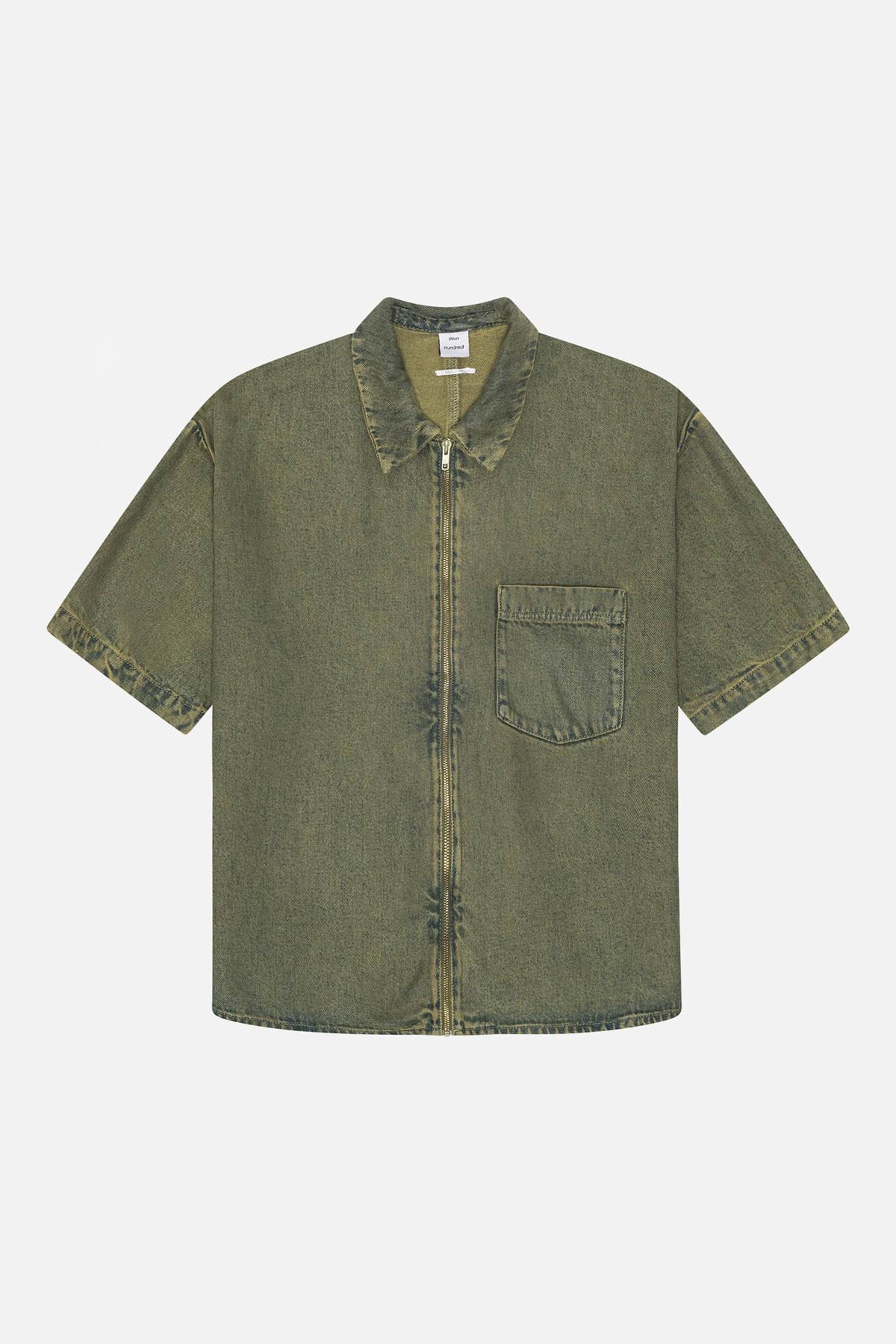 Maza Zip SS Shirt - Won Hundred Online Store