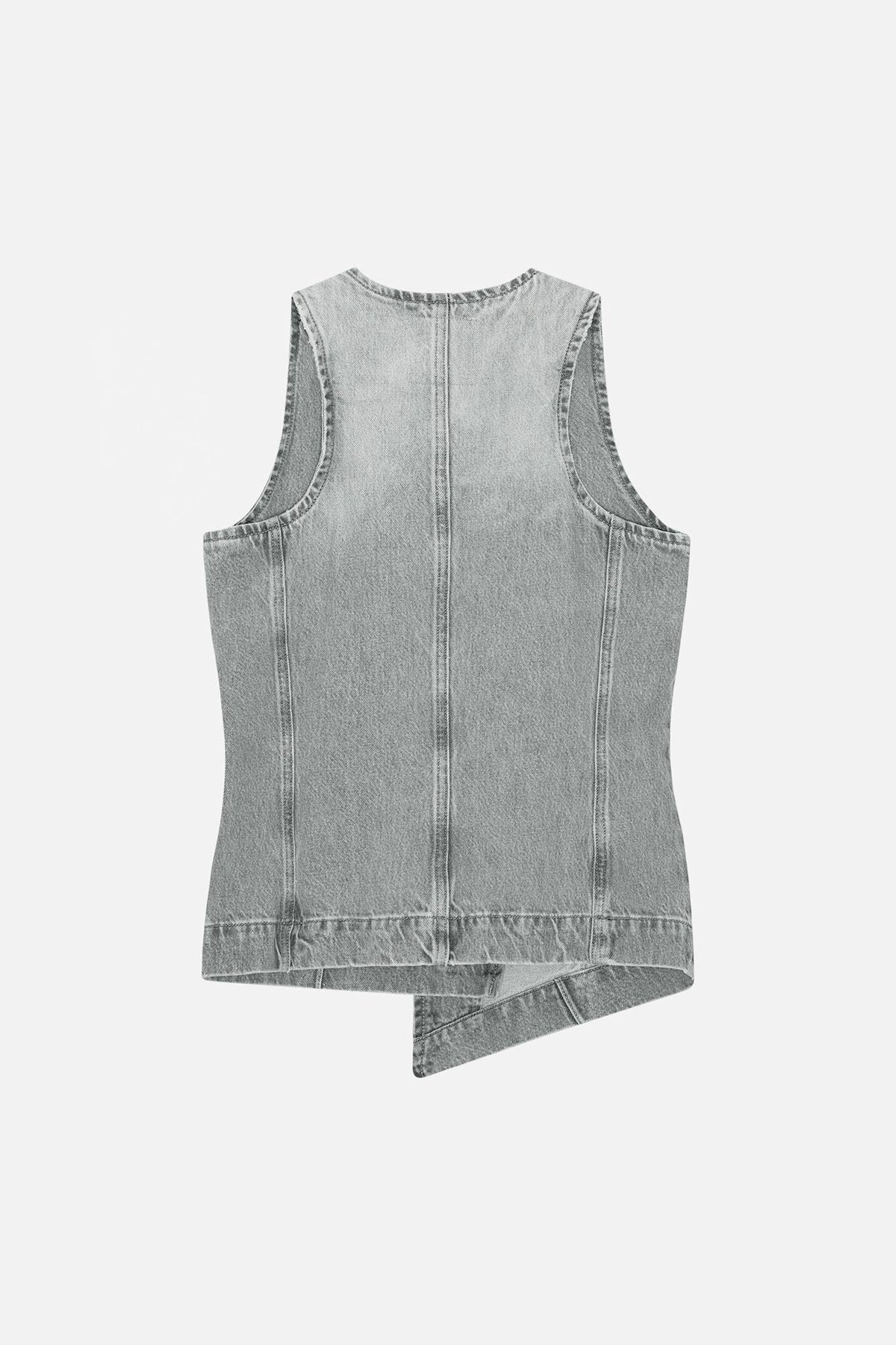 Oliva Denim Vest - Won Hundred Online Store