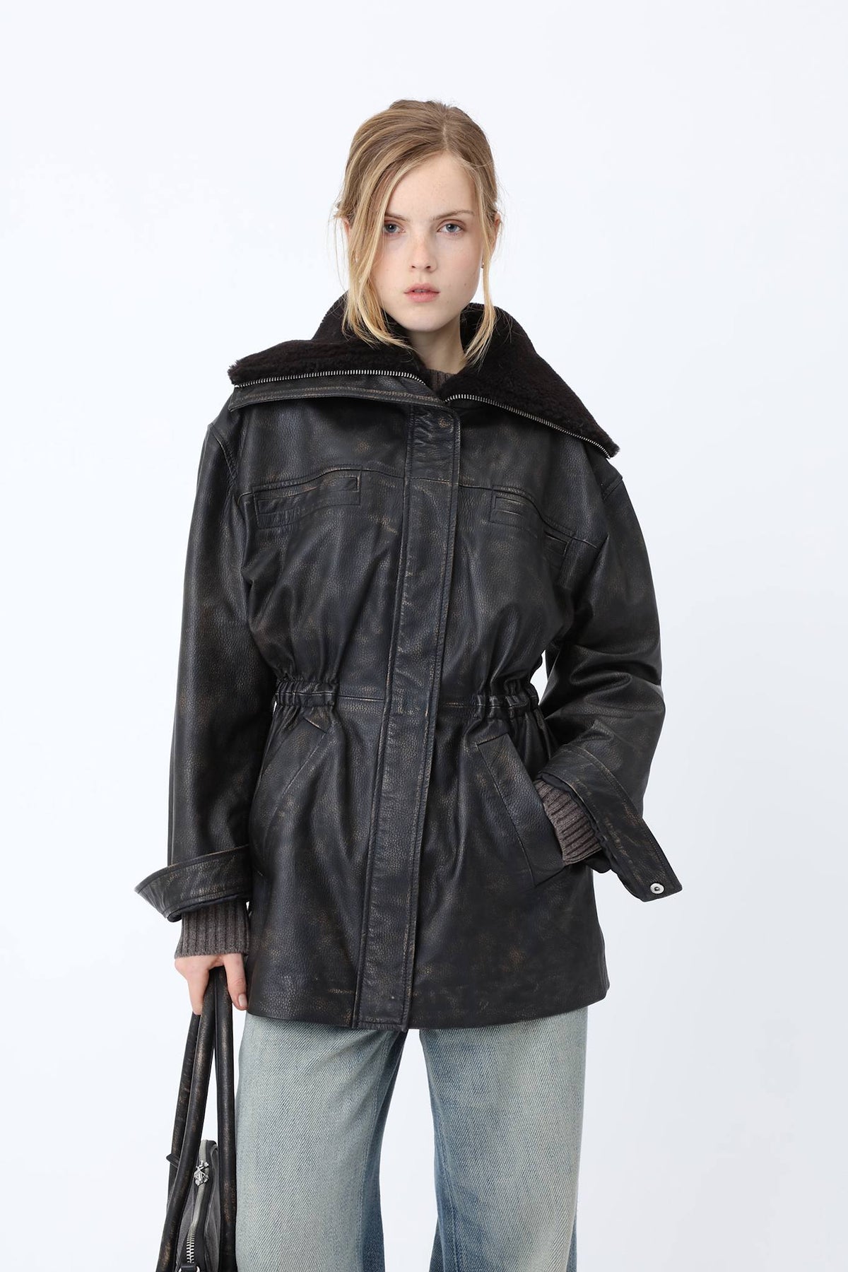 Dora Leather Jacket - Won Hundred Online Store
