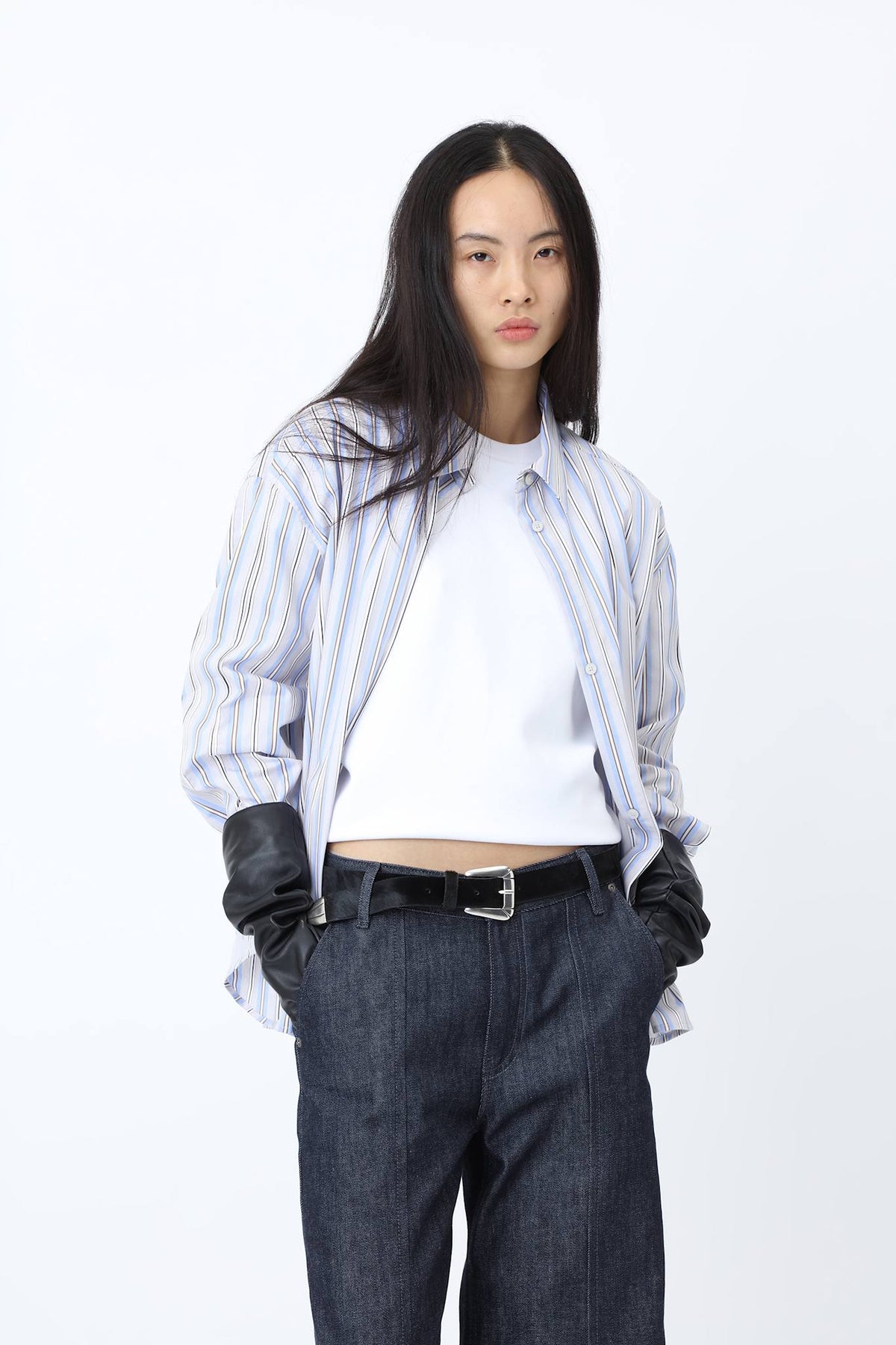Lenoa Panel Stripe Shirt - Won Hundred Online Store