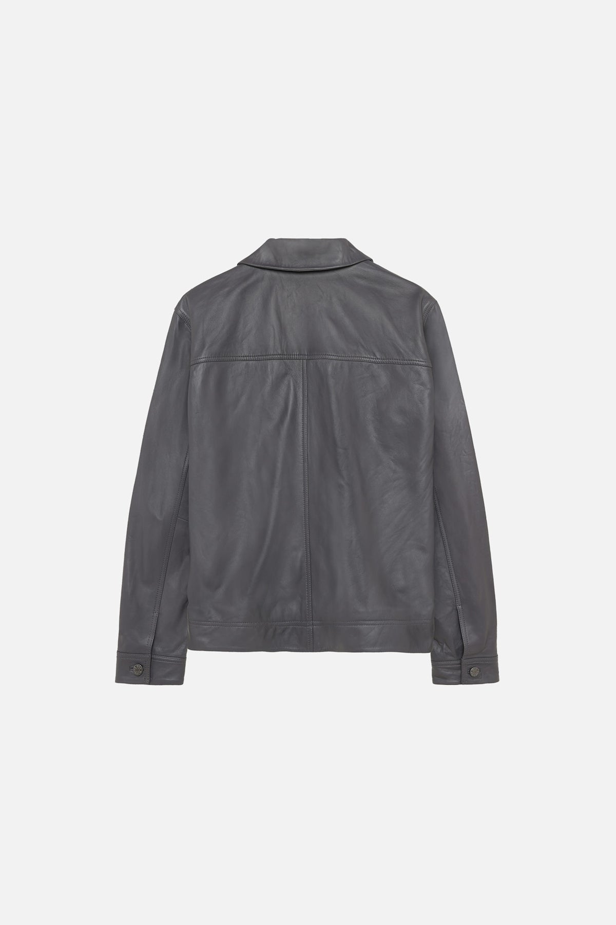 Clayton Leather Shirt Jacket - Won Hundred Online Store