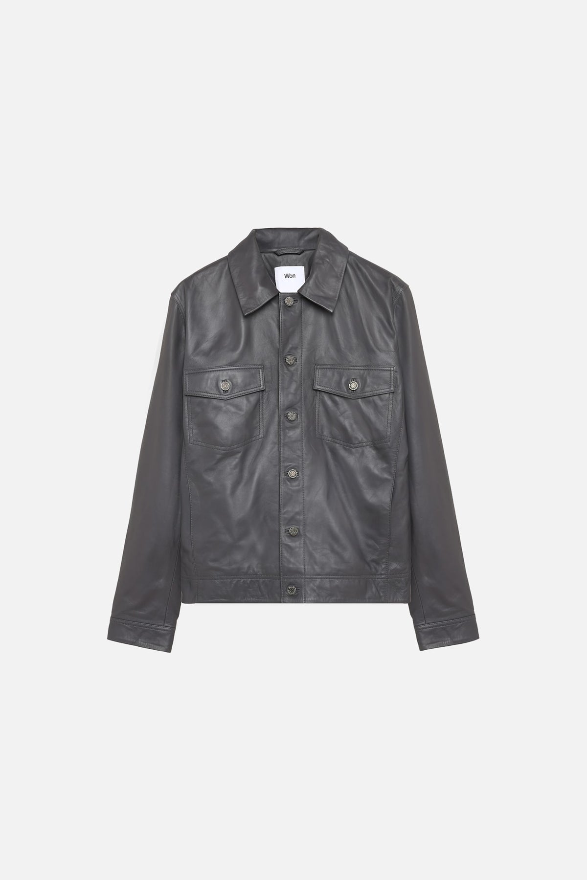 Clayton Leather Shirt Jacket - Won Hundred Online Store