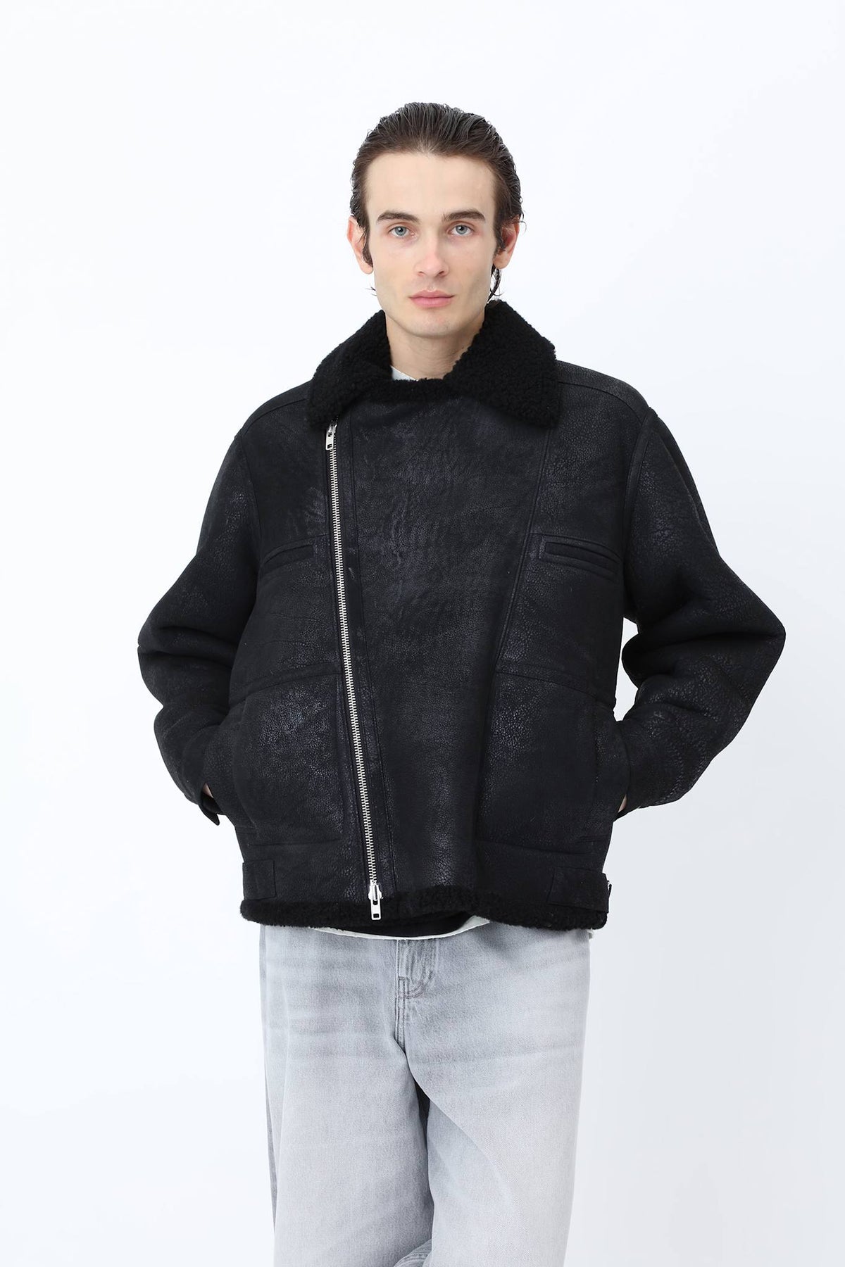 Remis Shearling Jacket M - Won Hundred Online Store