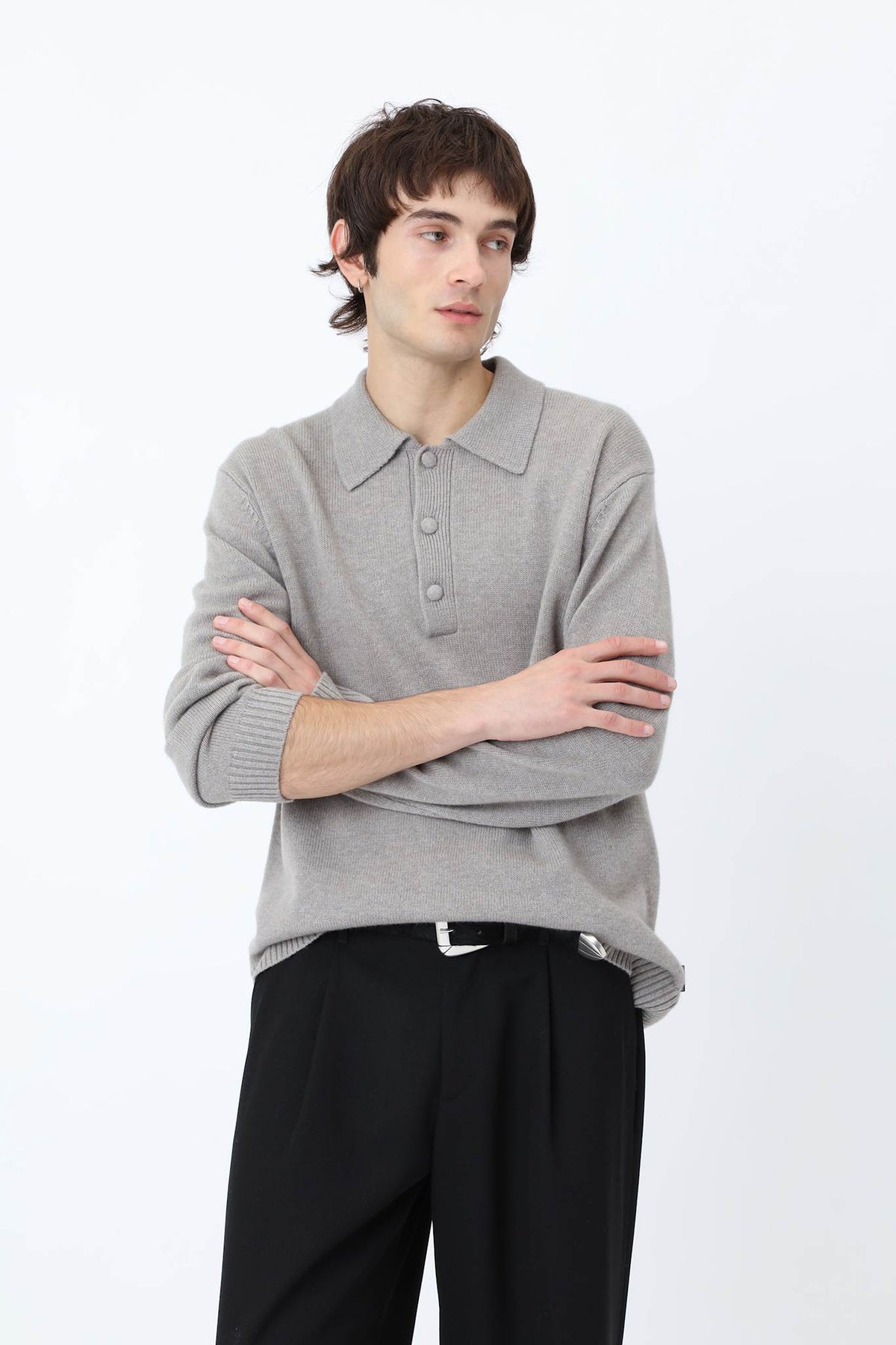 Paxton Cashmere Knit Polo - Won Hundred Online Store
