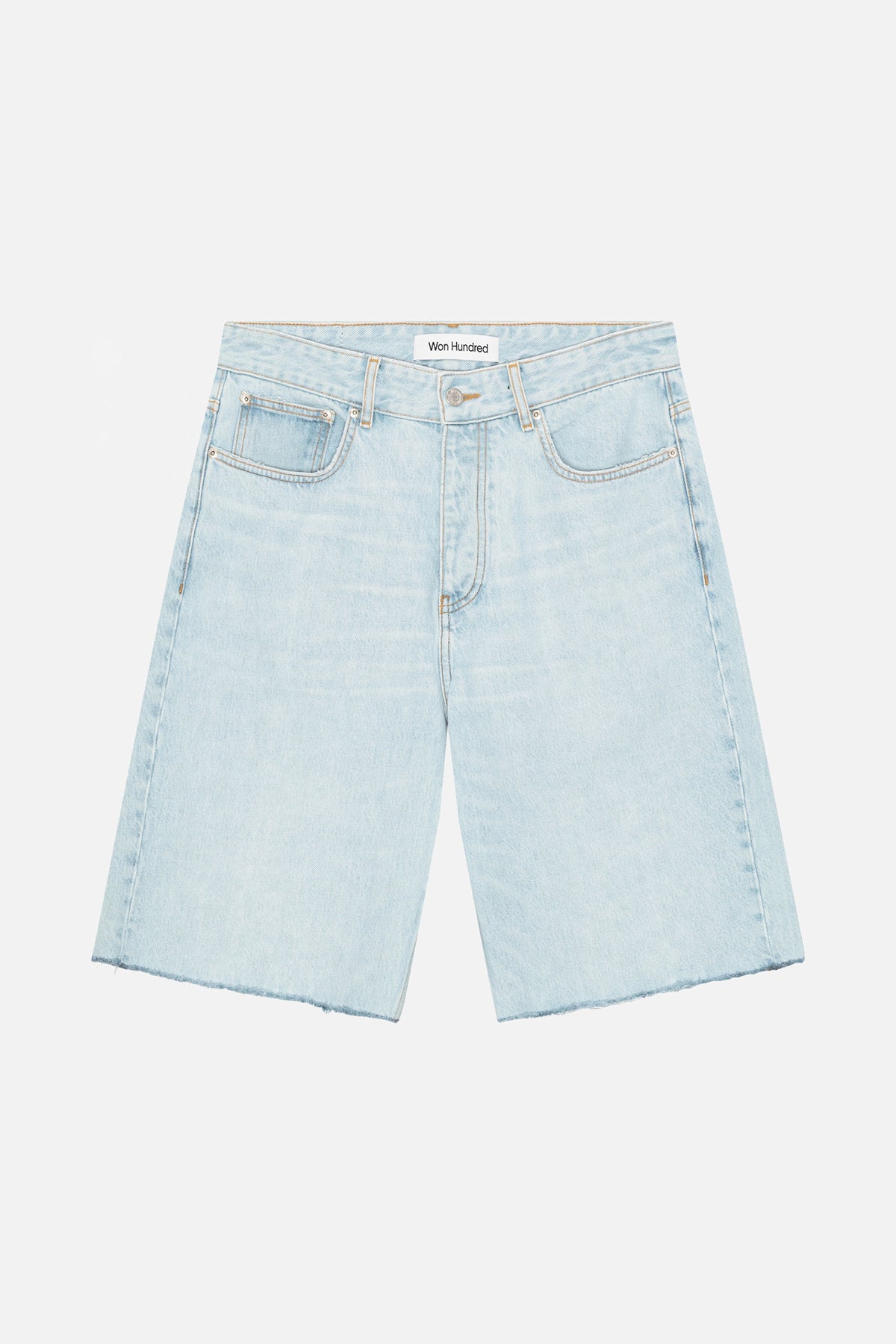 Kayce Soft Blue Denim Shorts - Won Hundred Online Store