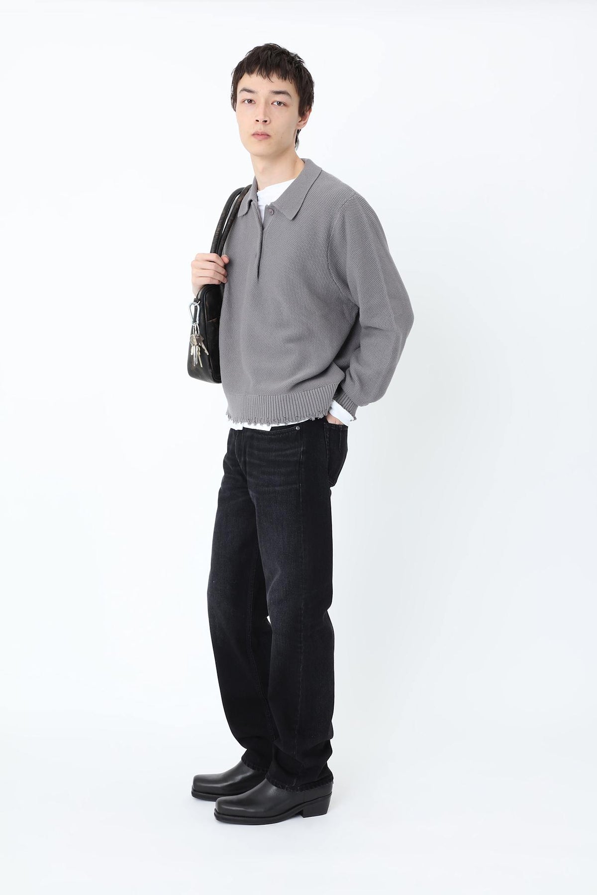 Pelo Knit Polo - Won Hundred Online Store