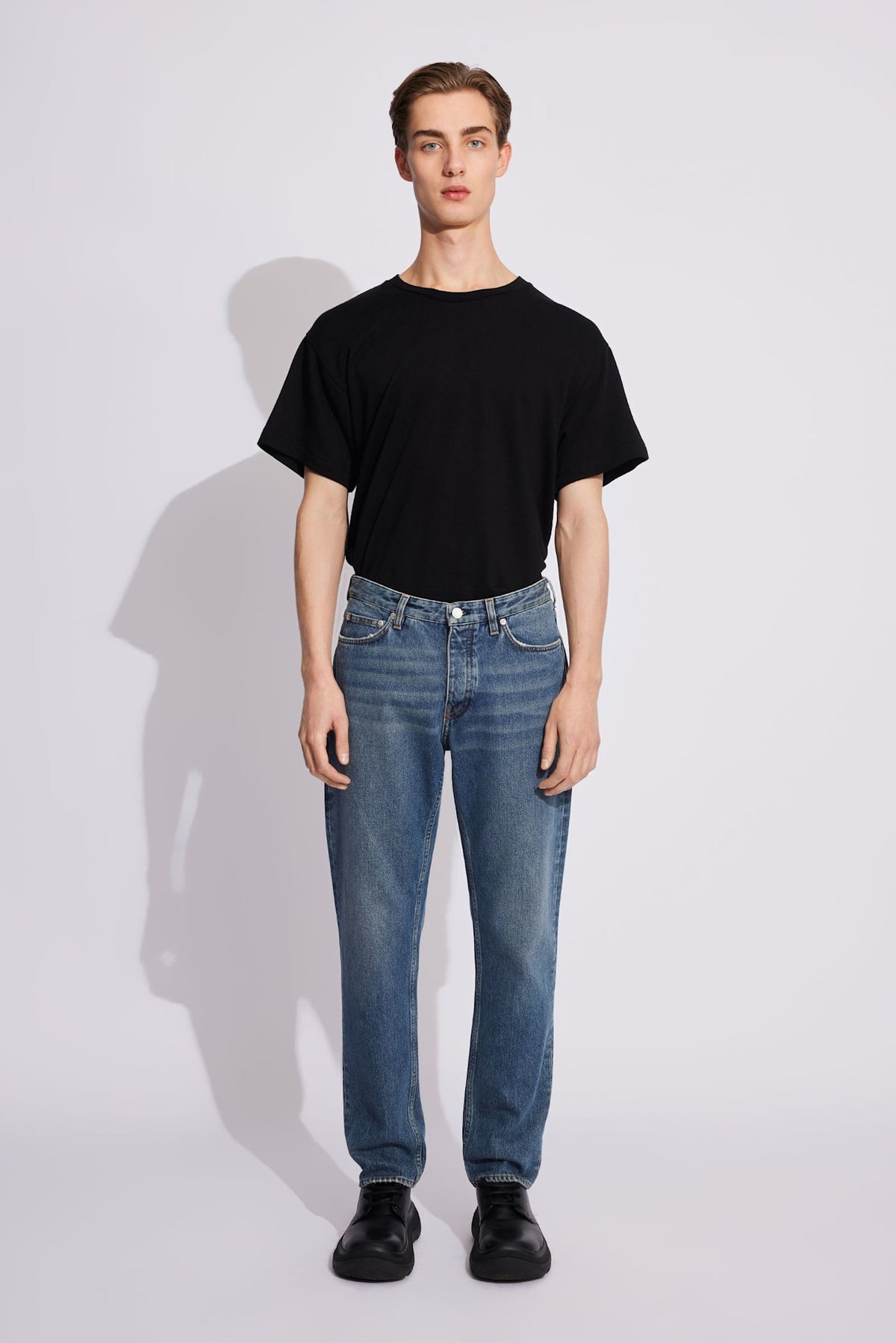 Won Hundred Men Archer 5-Pockets Original Blue Four