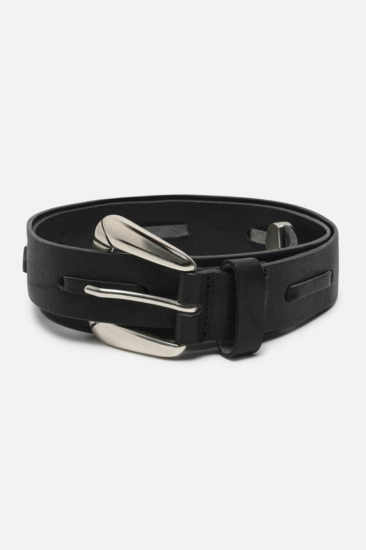 Won Hundred Unisex Asheville Belt Accessories Black