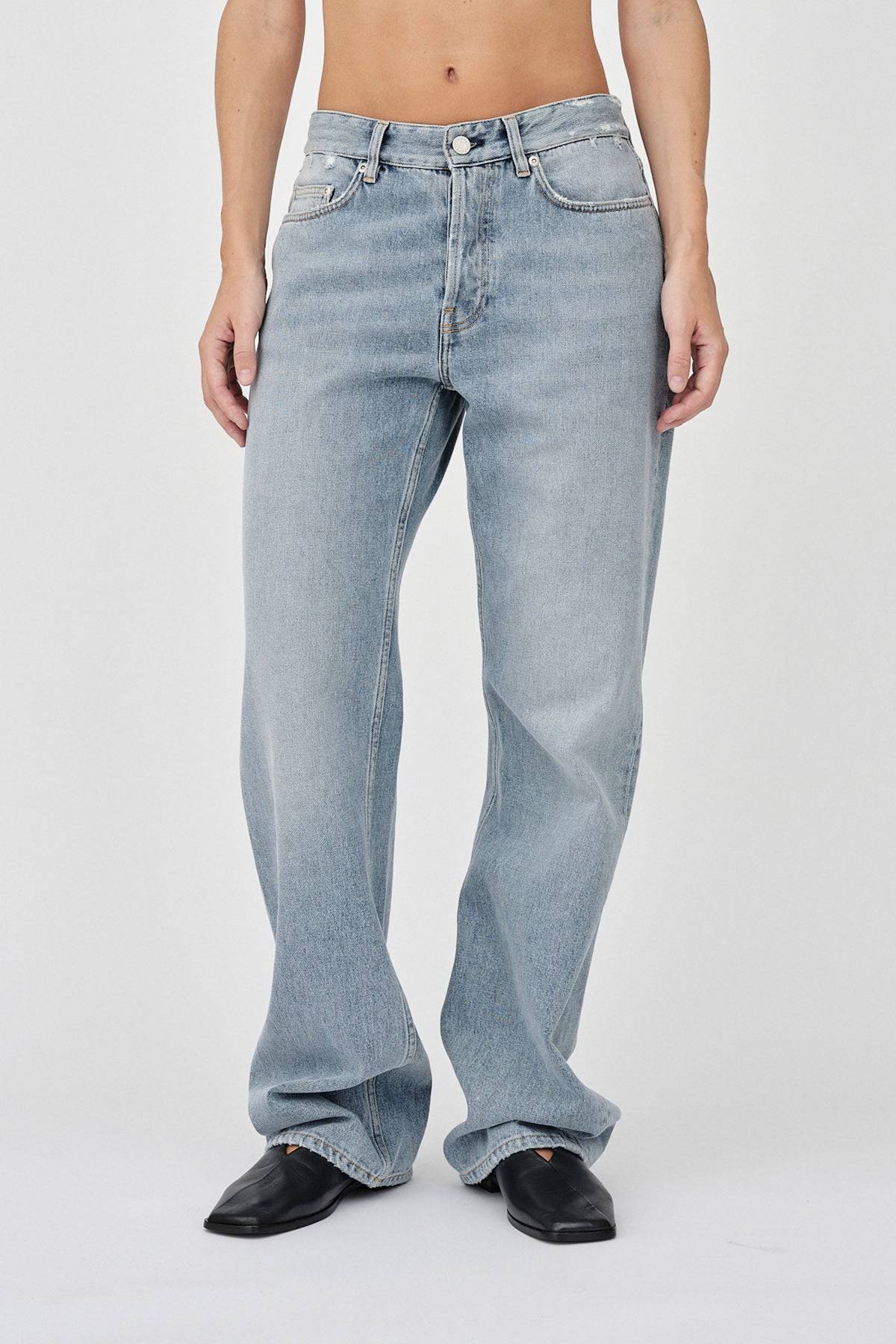 Won Hundred Women Baggy Jeans 5-Pockets Wash Eight