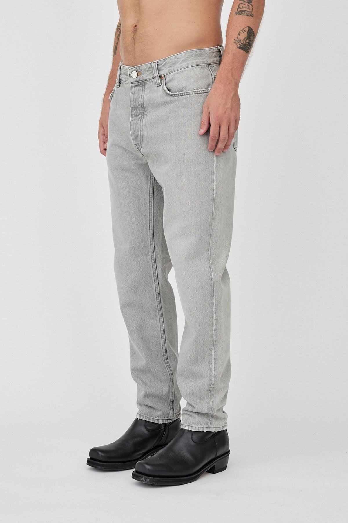 Won Hundred Men Ben 5-Pockets Light Grey