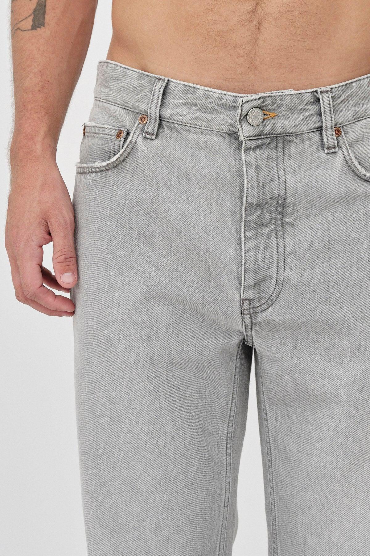 Won Hundred Men Ben 5-Pockets Light Grey