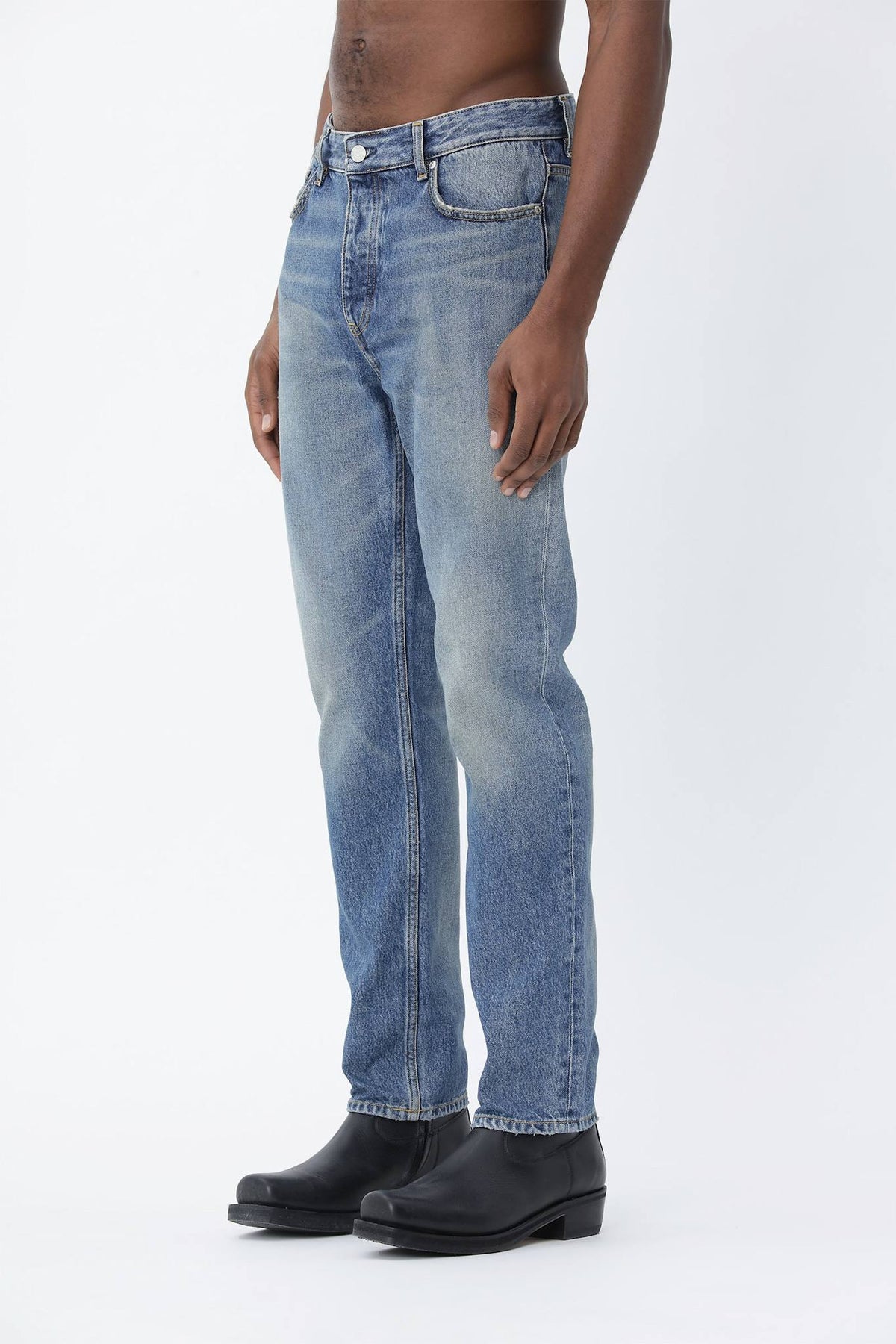 Won Hundred Men Ben 80s Medium Blue 5-Pockets 80s Medium Blue