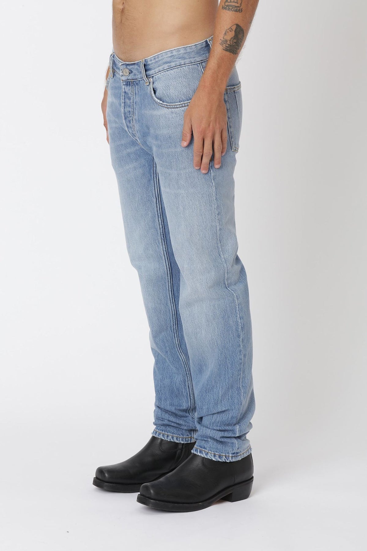 Won Hundred Men Ben R50 Light Blue 5-Pockets R50 Light Blue