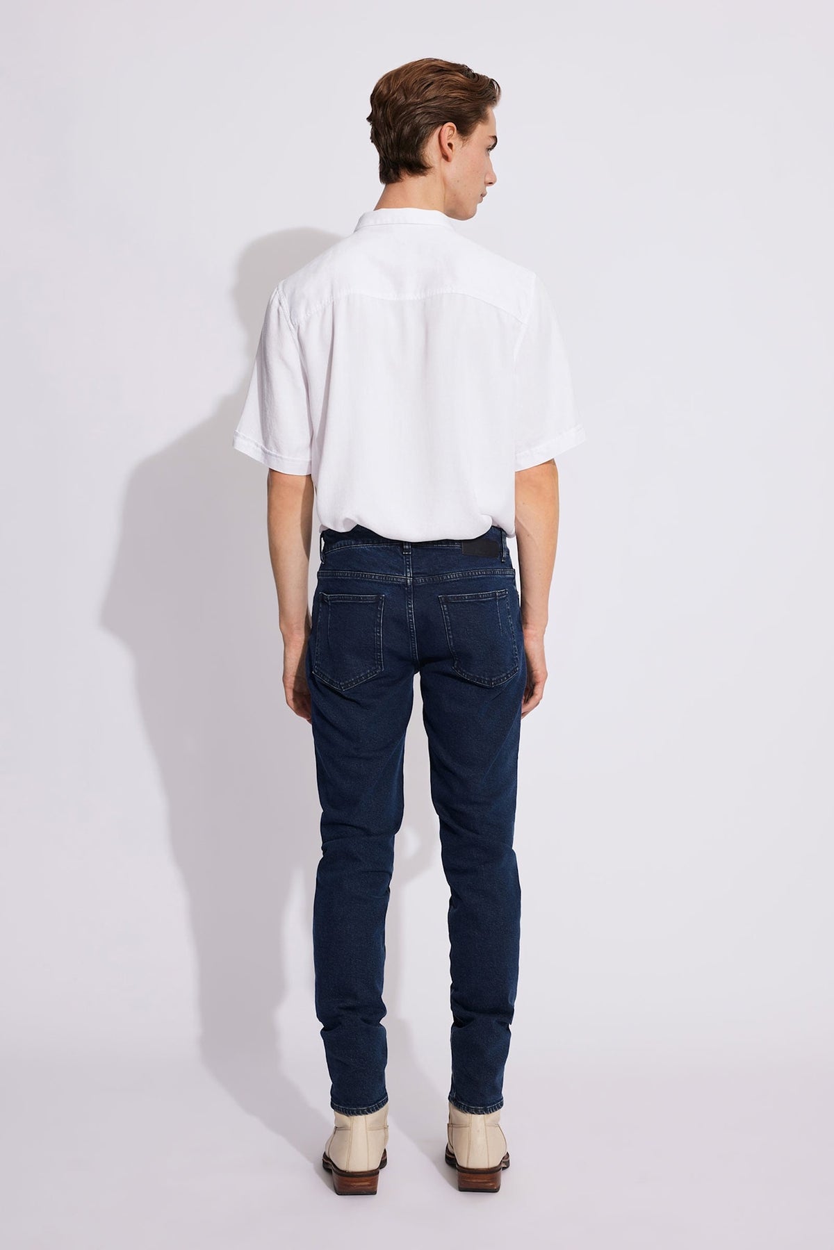 Won Hundred Men Dean A 5-Pockets Blue Black Comfort
