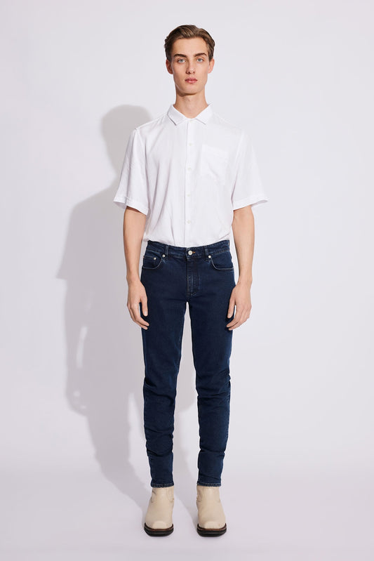 Won Hundred Men Dean A 5-Pockets Blue Black Comfort