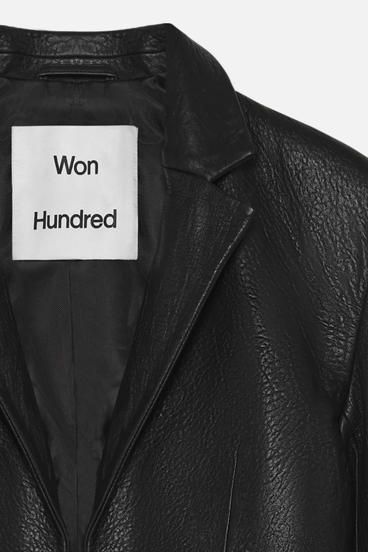 Florina Zip Leather Blazer - Won Hundred Online Store