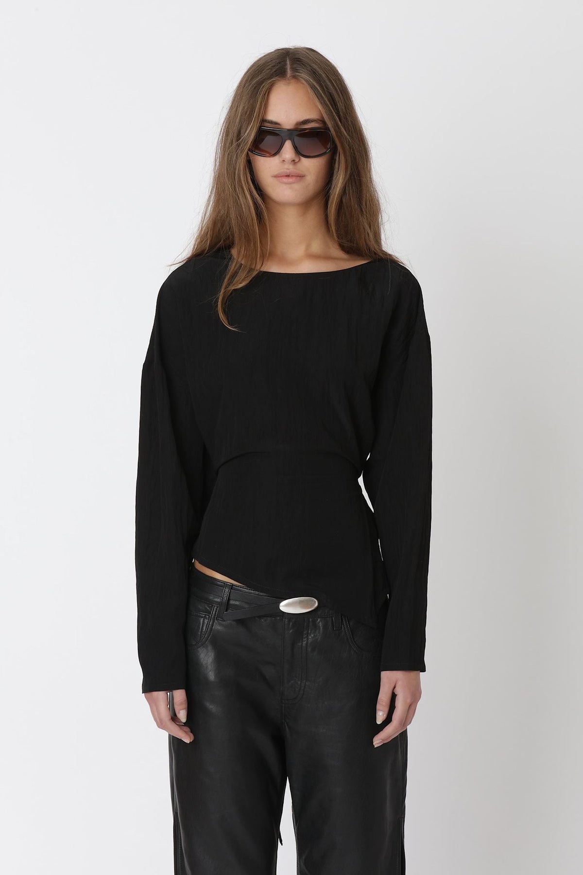 Won Hundred Women Hailee Shirt Shirt Black
