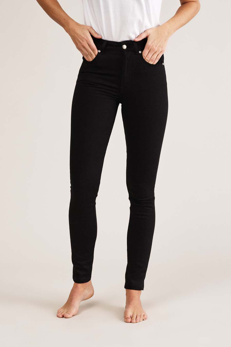 Won Hundred Women Marilyn A Jeans Stay Black