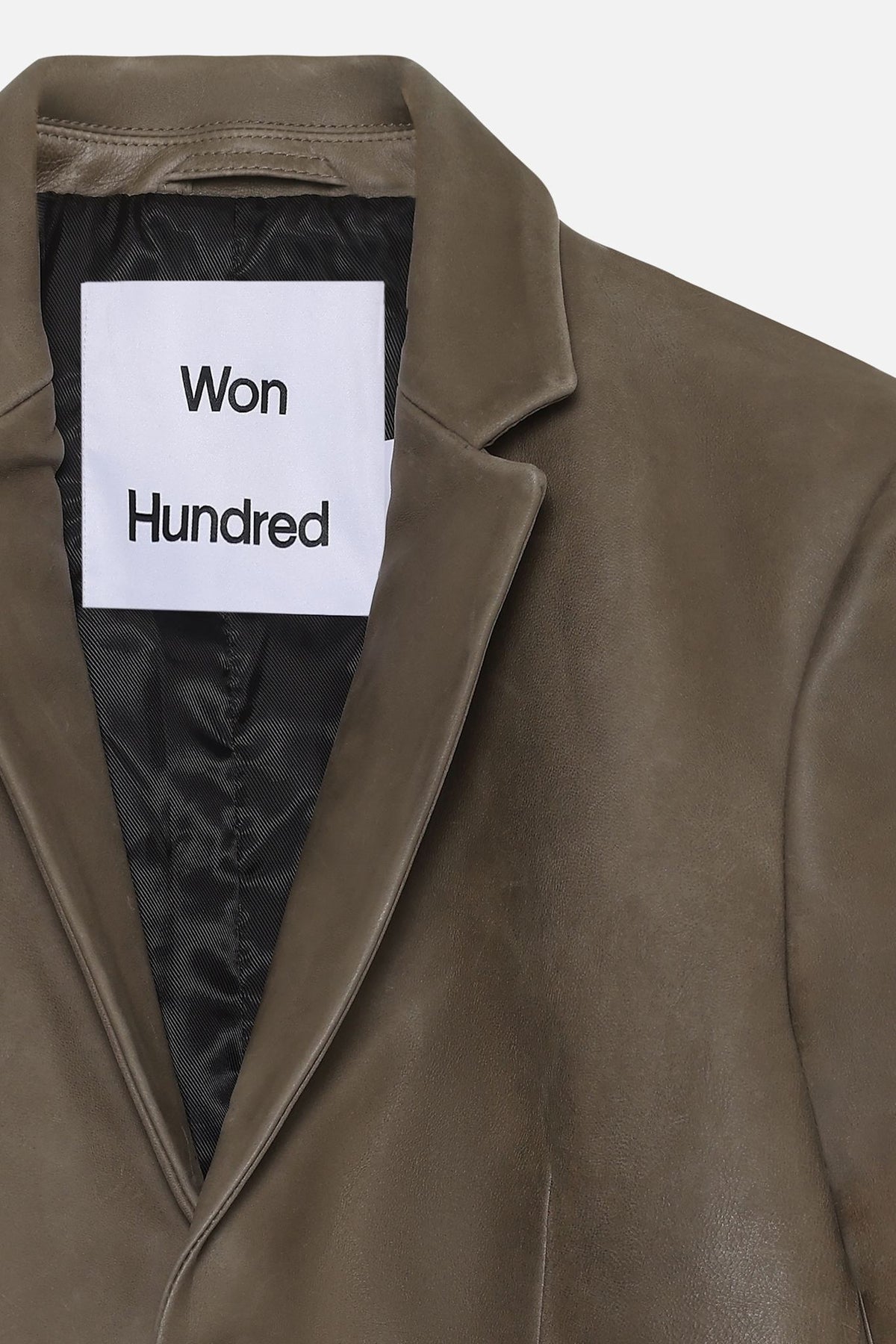 Oliver Leather Blazer - Won Hundred Online Store