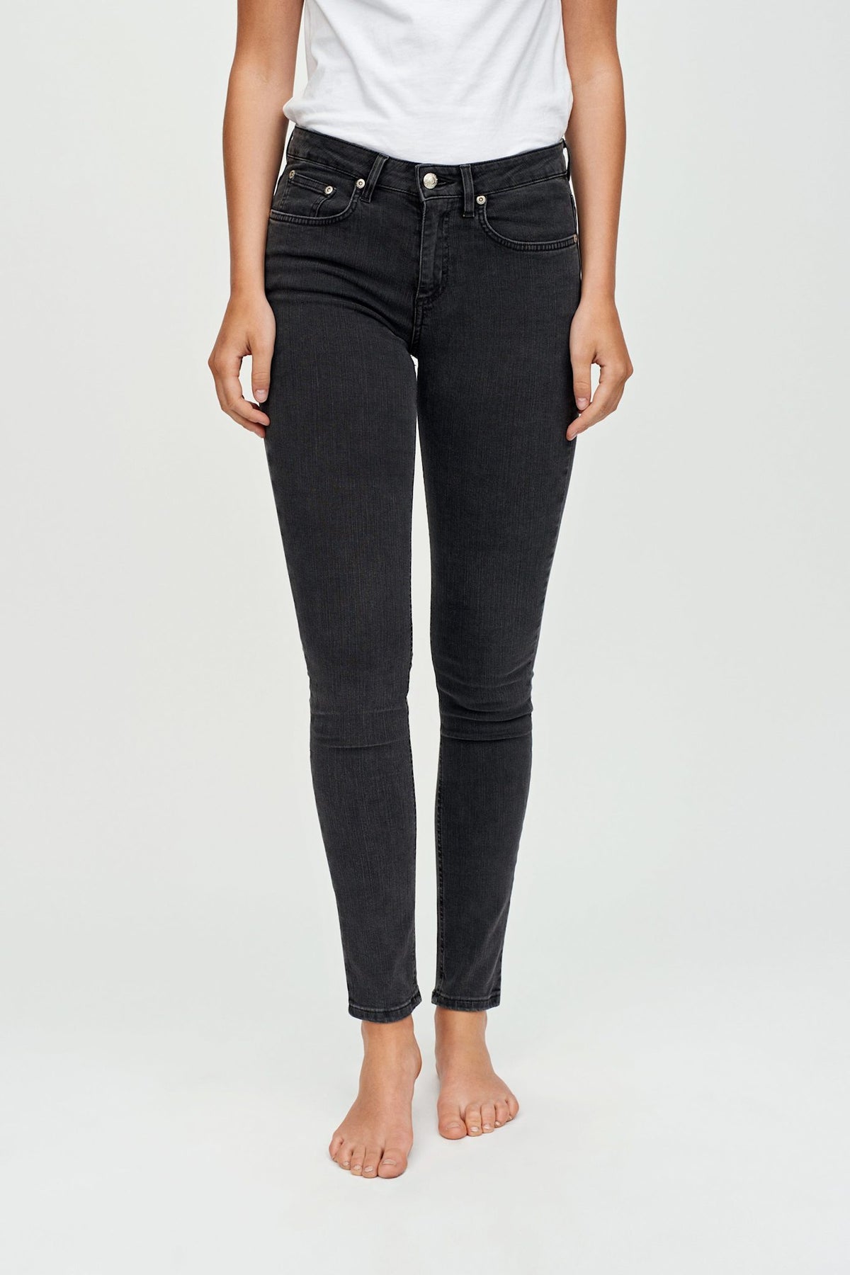 Won Hundred Women Patti B 5-Pockets Charcoal