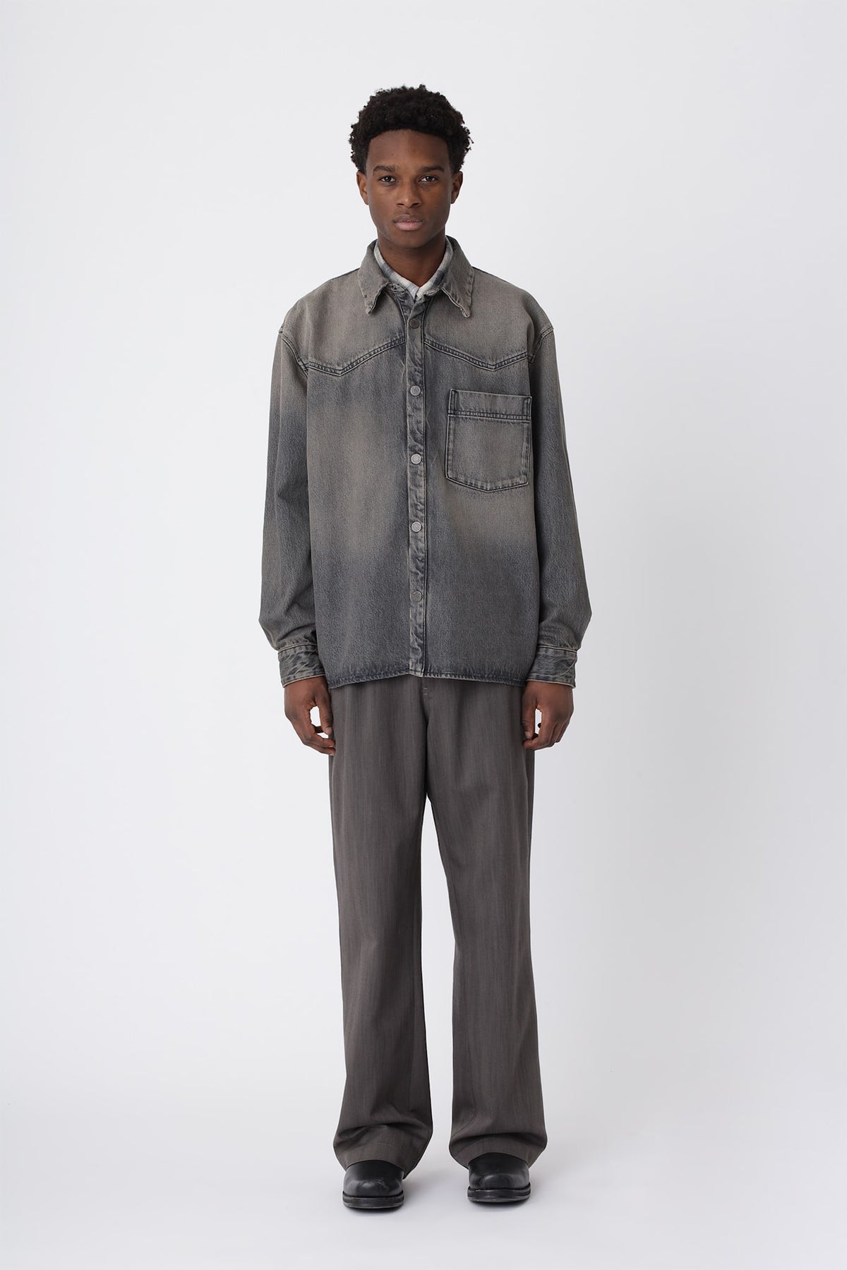 Zayne Denim Shirt - Won Hundred Online Store