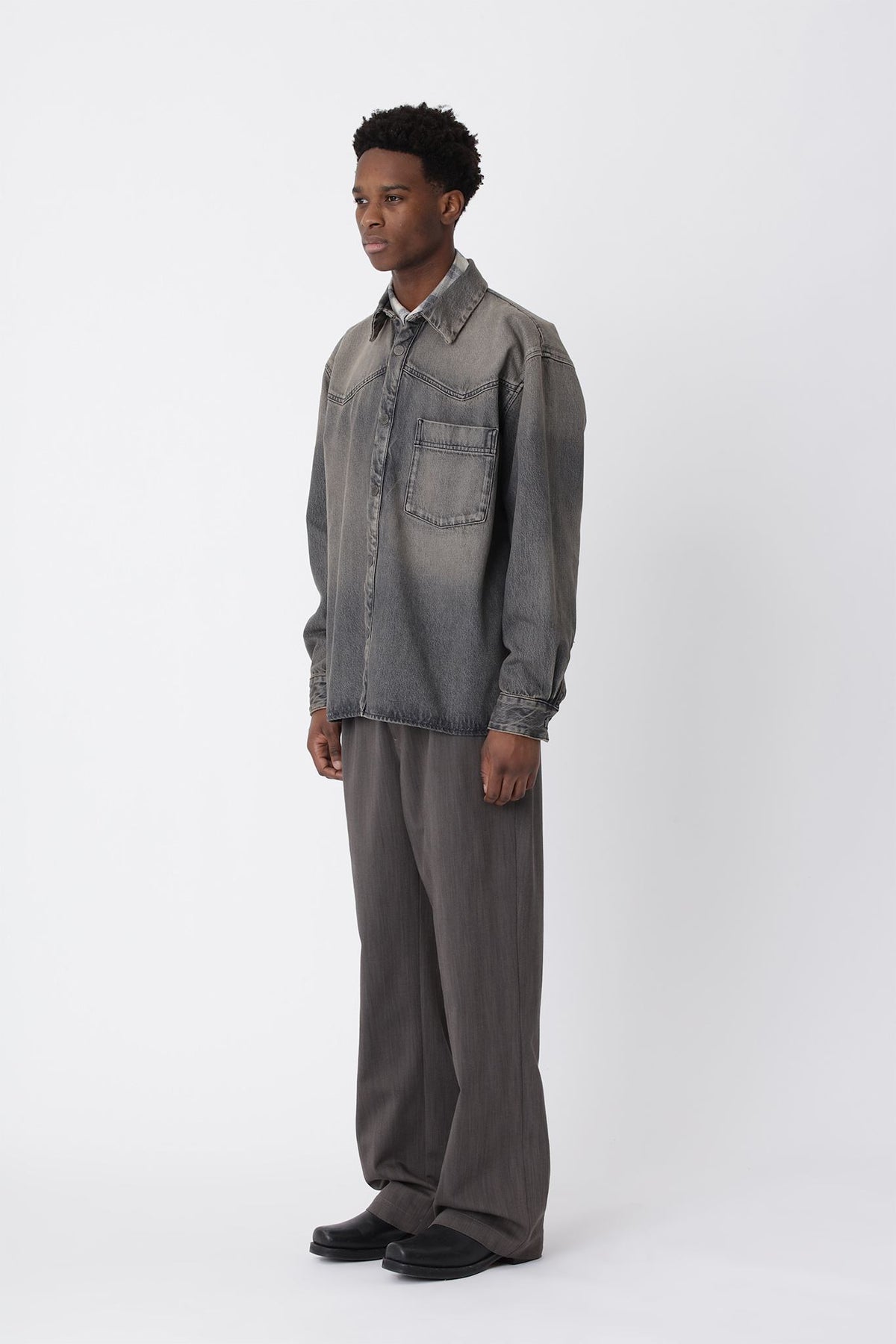 Zayne Denim Shirt - Won Hundred Online Store