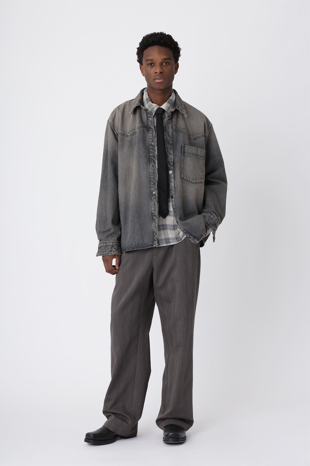 Zayne Denim Shirt - Won Hundred Online Store