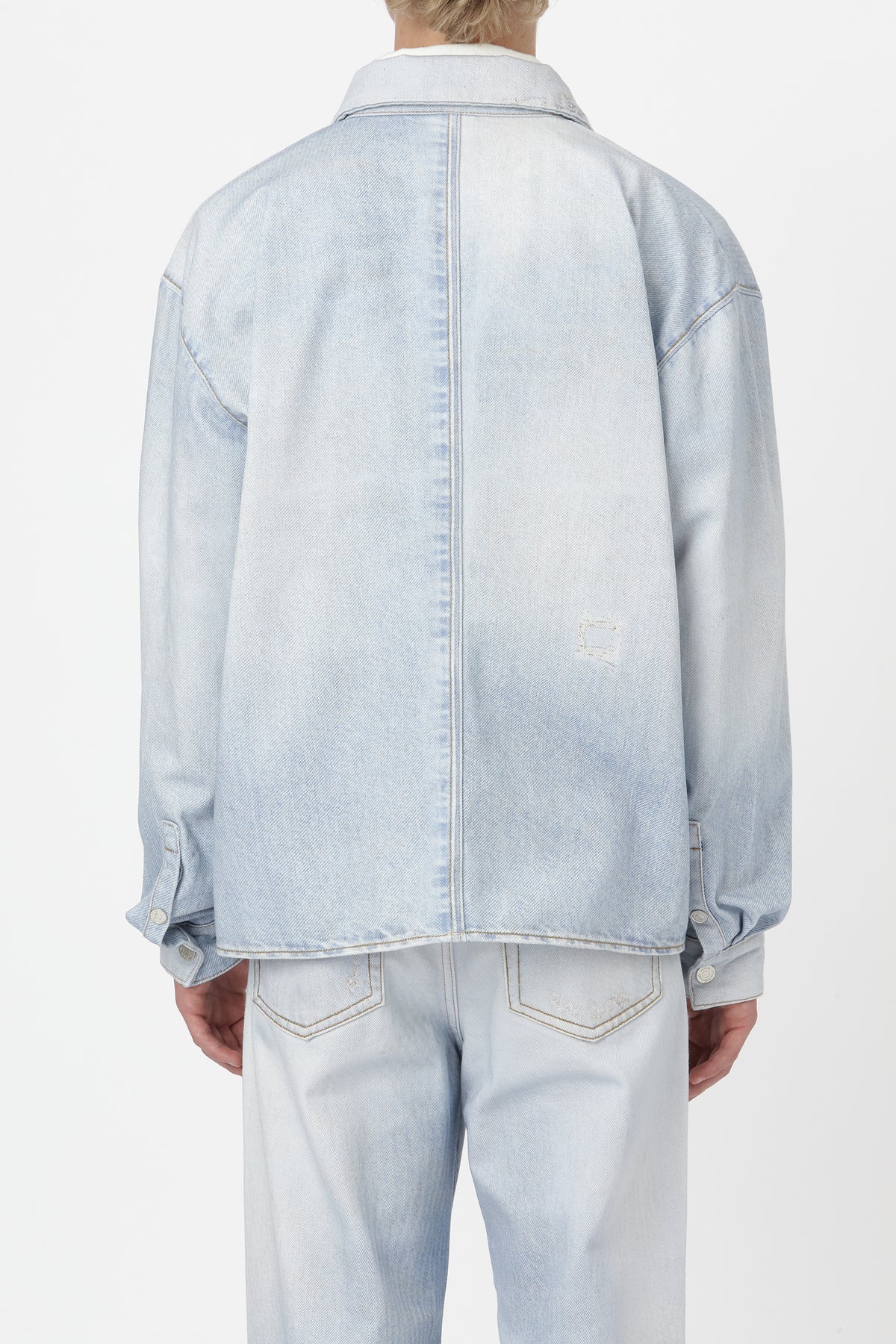 Won Hundred Men Zayne Printed Blue Denim Blue Digital Rinse