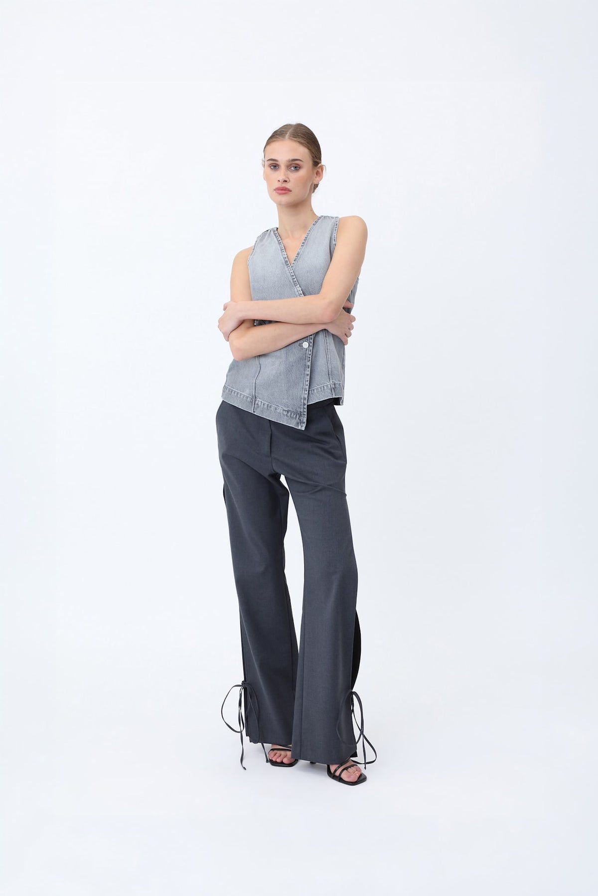 Oliva Denim Vest - Won Hundred Online Store